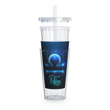 Libra Plastic Tumbler with Straw