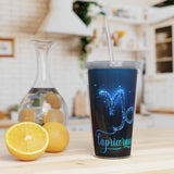 Capricornus Plastic Tumbler with Straw