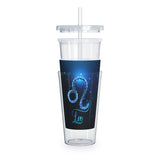 Leo Plastic Tumbler with Straw