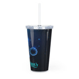 Capricornus Plastic Tumbler with Straw
