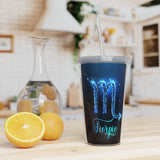 Scorpio Plastic Tumbler with Straw