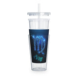 Virgo Plastic Tumbler with Straw