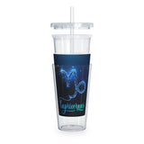 Capricornus Plastic Tumbler with Straw