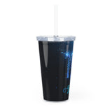 Virgo Plastic Tumbler with Straw