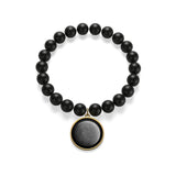 Full Moon Matte Onyx Bracelet
