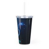 Taurus Plastic Tumbler with Straw