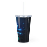 Libra Plastic Tumbler with Straw