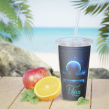 Libra Plastic Tumbler with Straw