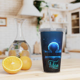 Libra Plastic Tumbler with Straw