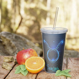 Taurus Plastic Tumbler with Straw