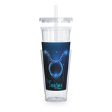 Taurus Plastic Tumbler with Straw