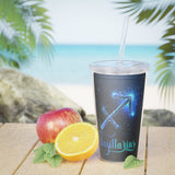 Sagittarius Plastic Tumbler with Straw
