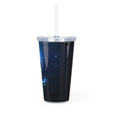 Leo Plastic Tumbler with Straw