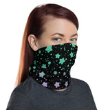 Tossed Stars Neck Gaiter
