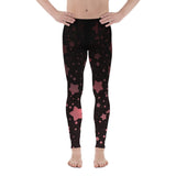 Black and Rose Gold Front Gusset Leggings