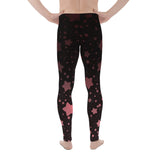 Black and Rose Gold Front Gusset Leggings