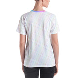 Welcome Rainbow Sketch All-Over Print Unisex (Curved) T-shirt -- English