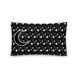 Moon and Stars Toss Pillow