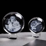 Personalized Laser Engraved Crystal Ball