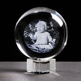 Personalized Laser Engraved Crystal Ball