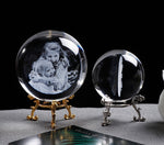Personalized Laser Engraved Crystal Ball